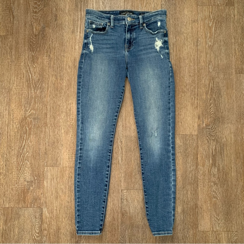 Lucky Brand Ava Super Skinny Jeans Size 0